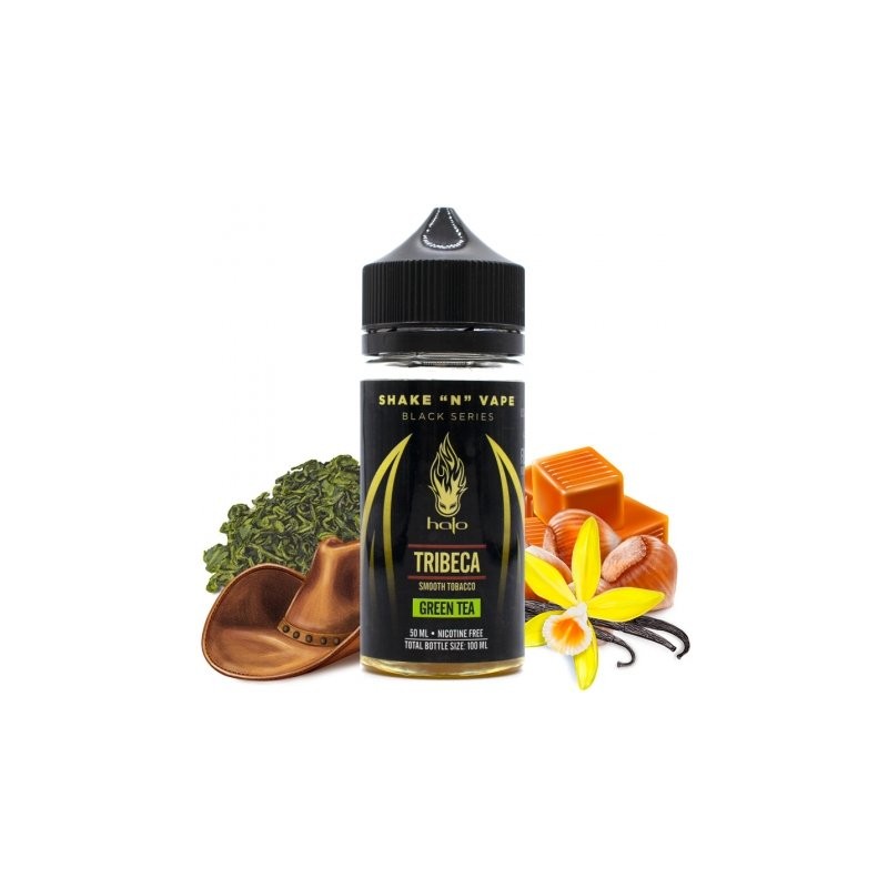 Tribeca Green Tea ZHC mix - Halo - 50 ml dans flacon de 100 ml