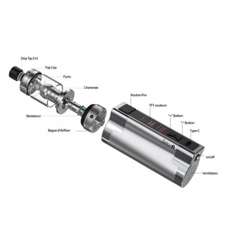 Kit Zelos 3 3200 mAh + Ato Nautilus 3 4ml - Aspire