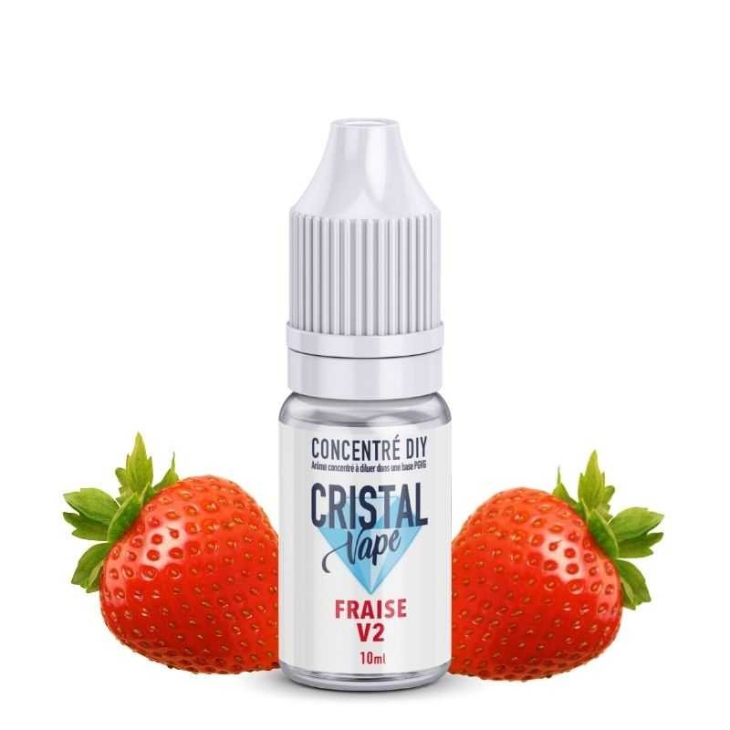 Concentré Fraise V2 DIY - Cristal Vape - 10 ml