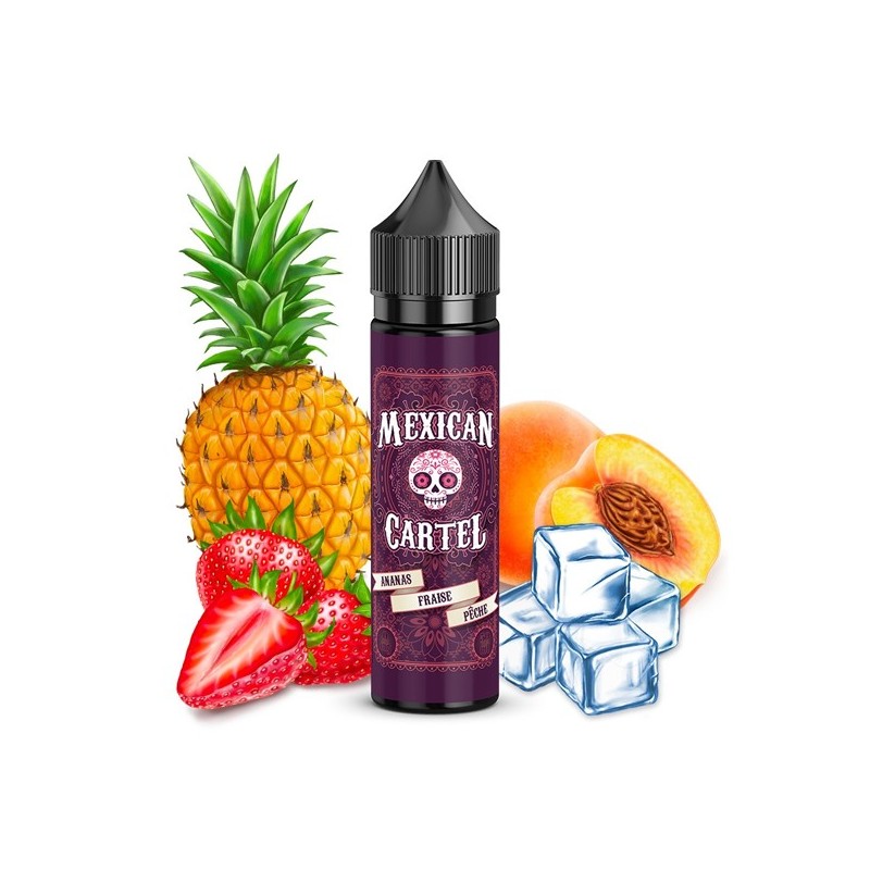 Ananas Fraise Pêche - Mexican Cartel - 50 ml et 100 ml