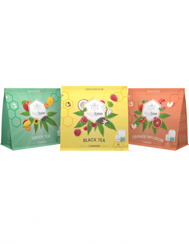 Thé au CBD - Alpsbee - Swiss Made - 10 sachets