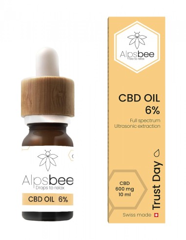 Huile CBD 6% Trust Day - Alpsbee