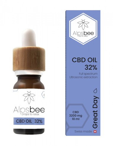 Huile CBD 32% Great Day - Alpsbee