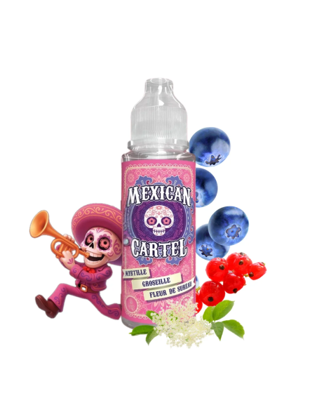Myrtille Groseille Fleur de Sureau - Mexican Cartel - 50 ml et 100 ml
