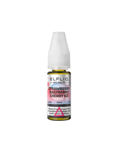 ElfLiq - Strawberry Raspberry Cherry Ice - Sel De Nicotine - Elf Bar - 10 ml