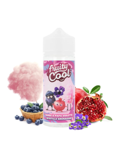 Barbe à Papa Violette Myrtille Grenadine -...