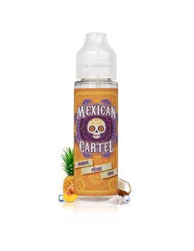 Ananas Pêche Coco - Mexican Cartel - 50 ml et...