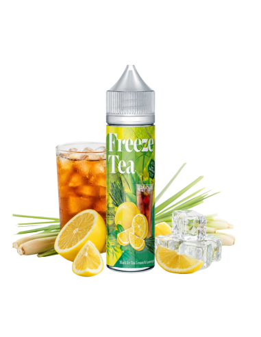 Black Ice Tea Lemon & Lemongrass - Freeze Tea -...