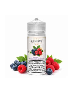 Myrtille Framboise Acidulée - Réserve - 100 ml