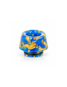 Drip Tip Resina Epossidica Conico Pepita Dorata - 810 -...