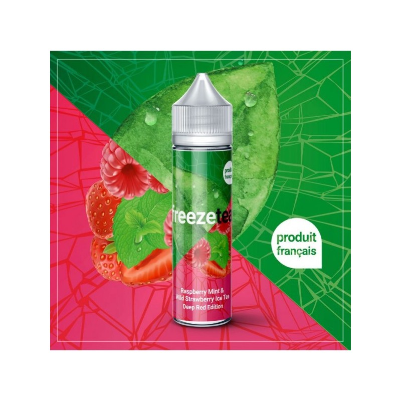 Raspberry Mint & Wild Strawberry Ice Tea - Freeze Tea par Made in Vape - 50 ml