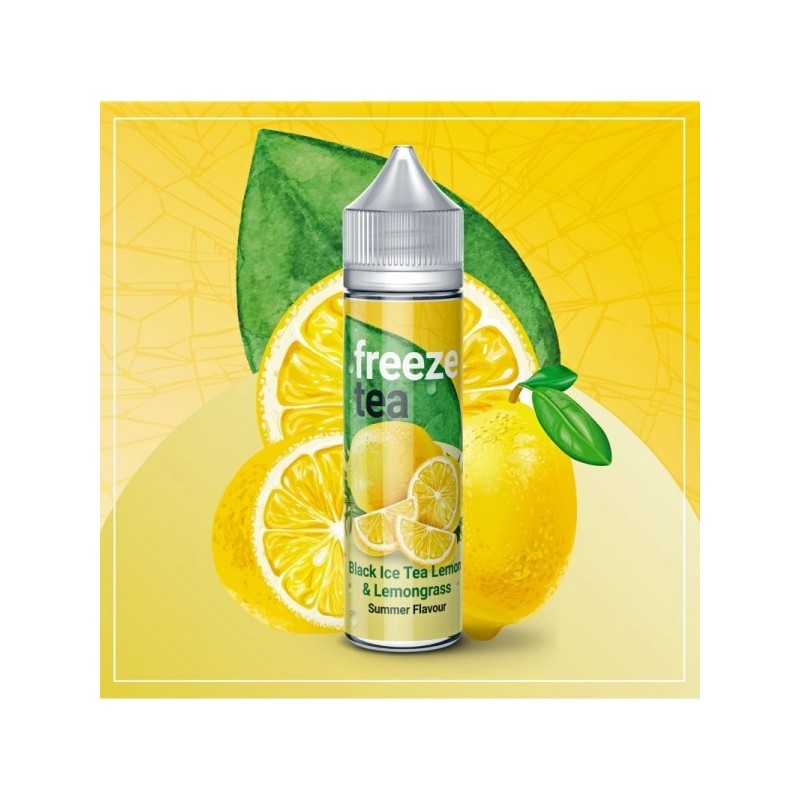 Black Ice Tea Lemon & Lemongrass - Freeze Tea par Made in Vape - 50 ml